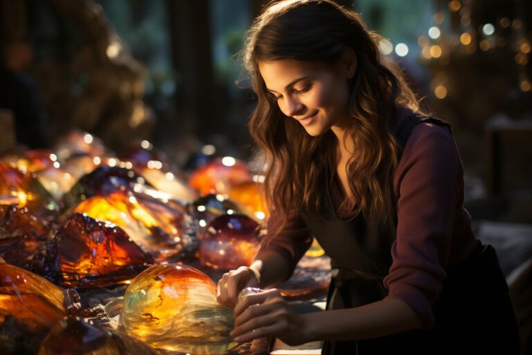 Le fabuleux monde du verre à l&rsquo;atelier de Sophia