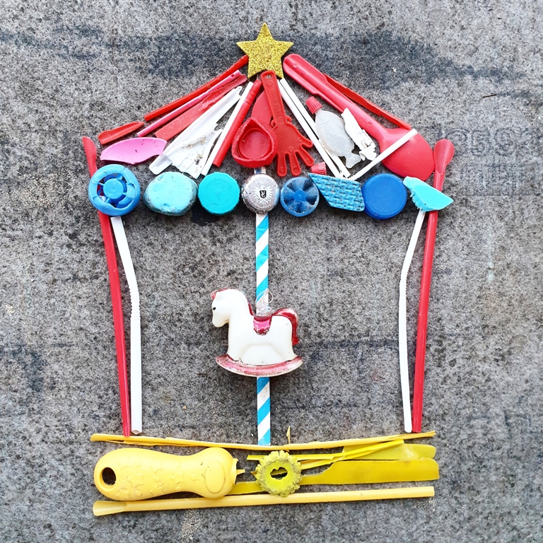 beach art made with plastic pollution found on the 2022 11 09 06 19 47 utc