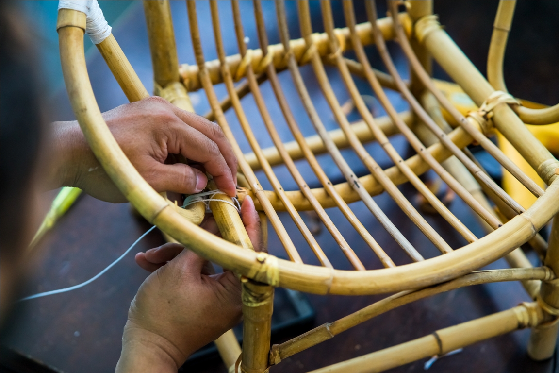 hand wrapping white thread to fix the rattan chair 2022 11 14 12 04 19 utc