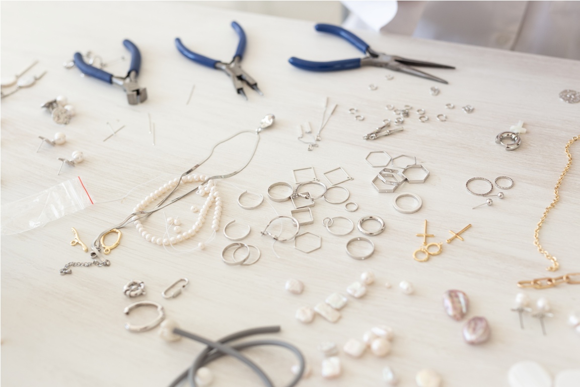 jewelry making tools and accessories. hobby, craft and handmade