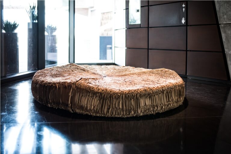 recycled paper sofa