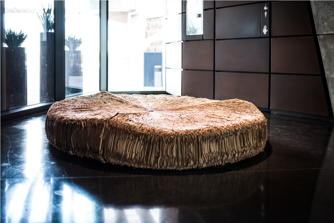 recycled paper sofa
