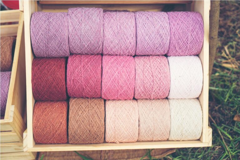 yarn dyed from natural dyes