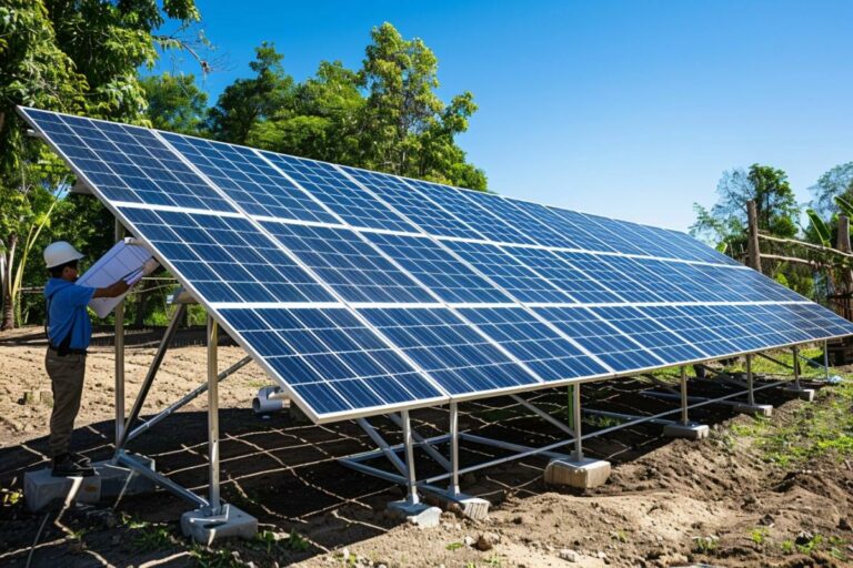 Guide ultime pour construire un support solaire au sol facilement