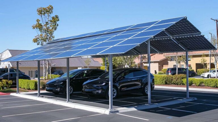 Carport solaire : une solution de stockage innovante