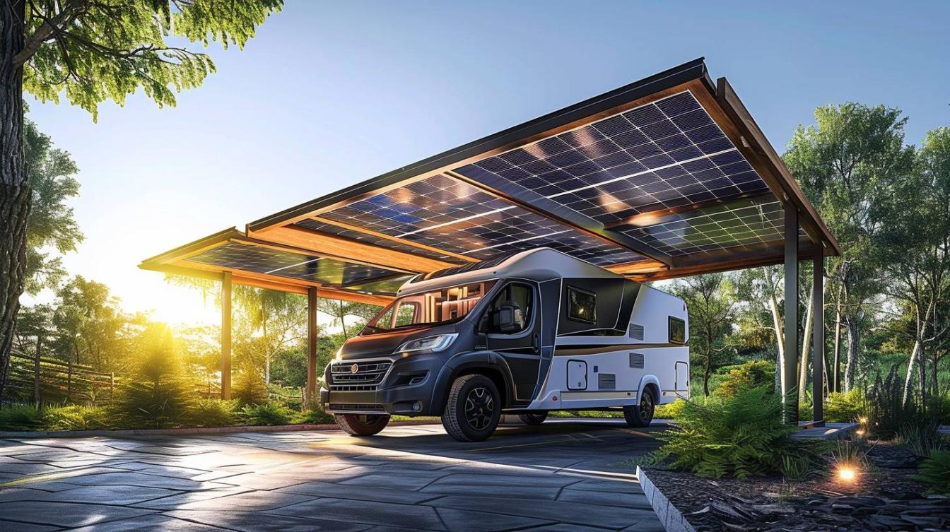 Le carport solaire pour camping-car : une solution écologique et pratique