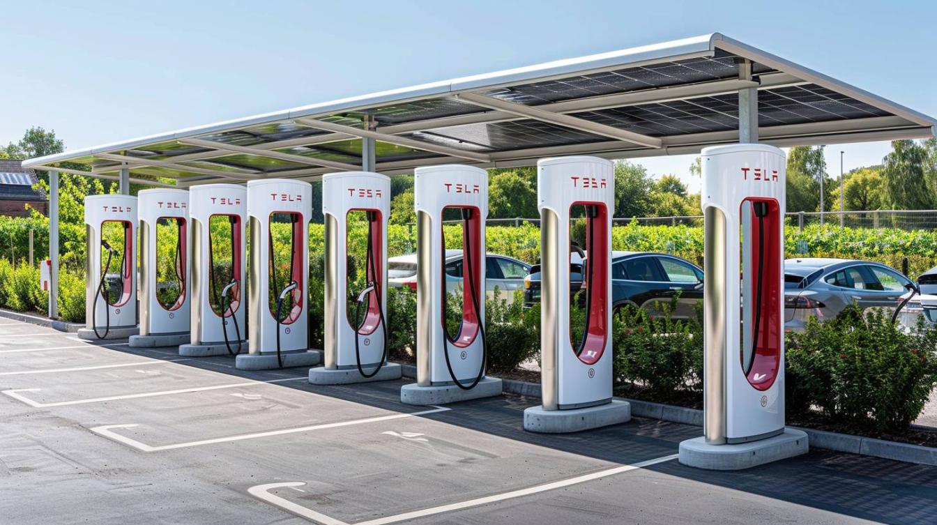 Le carport solaire pour recharger les véhicules électriques