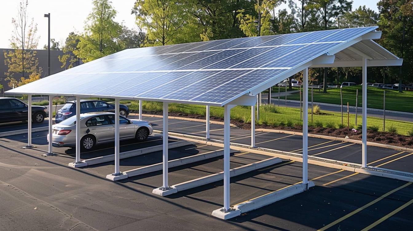 Le coût d&rsquo;un carport solaire