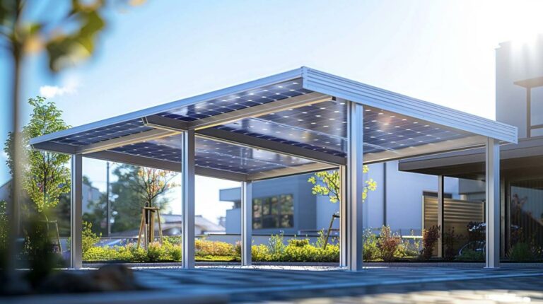 Les avantages d&rsquo;un carport solaire en aluminium