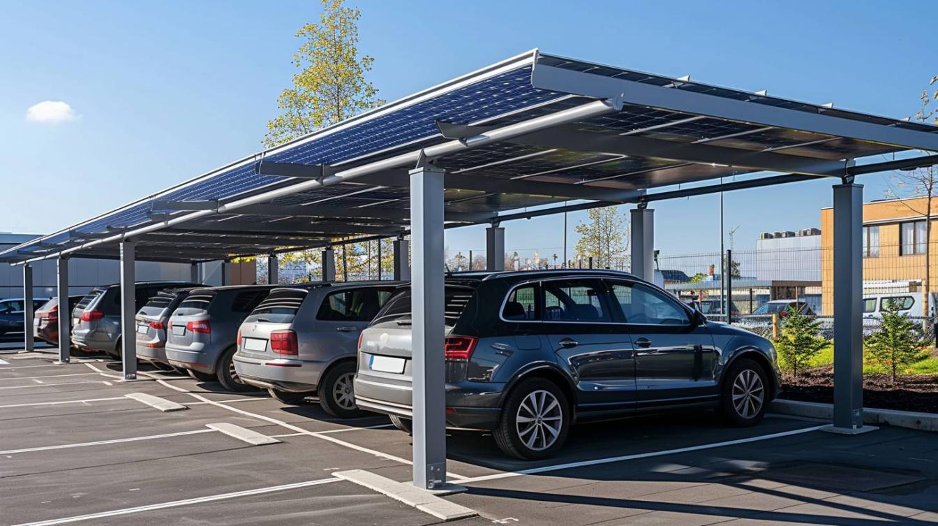 L&rsquo;essor des carports solaires pour les entreprises