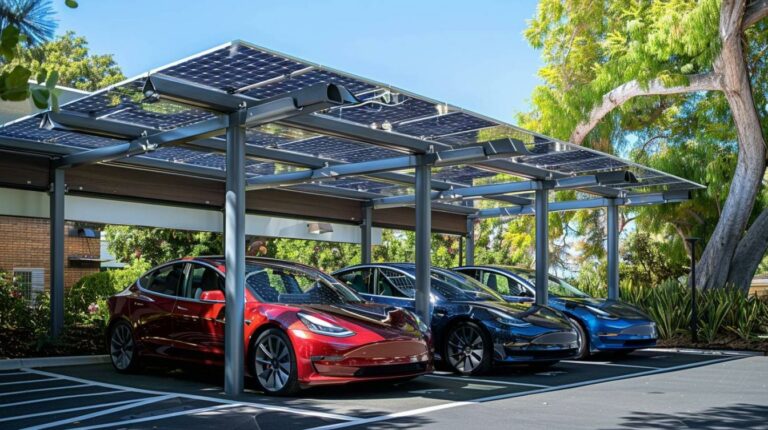Optimisez votre parking avec un carport solaire pour 3 voitures