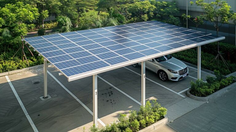 Protégez votre véhicule avec des carports solaires sécurisés