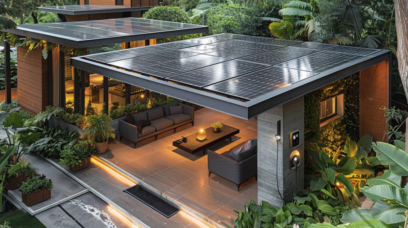 Optimisez votre espace extérieur avec des carports solaires intelligents